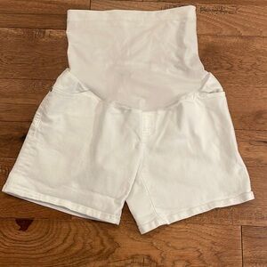 Liz Lange Maternity White Shorts with Pockets - Size XS